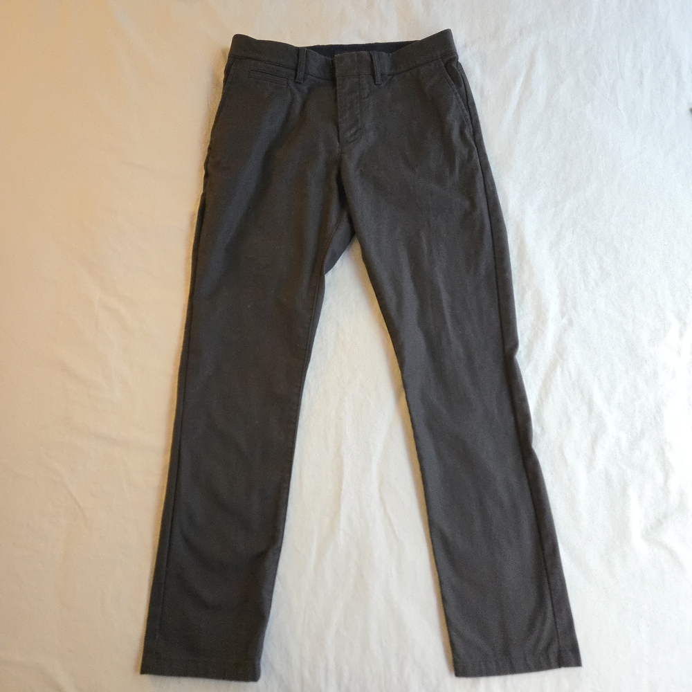 J. Crew Charcoal Grey 484 Slim Fit Tech Oxford Pant W29 L30